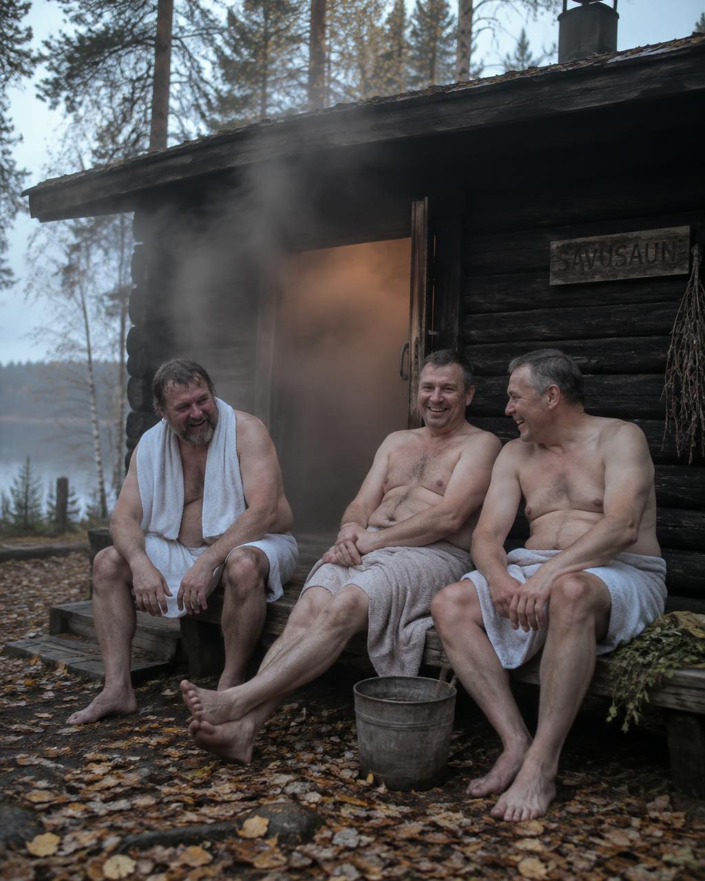 Sõbrad saunas